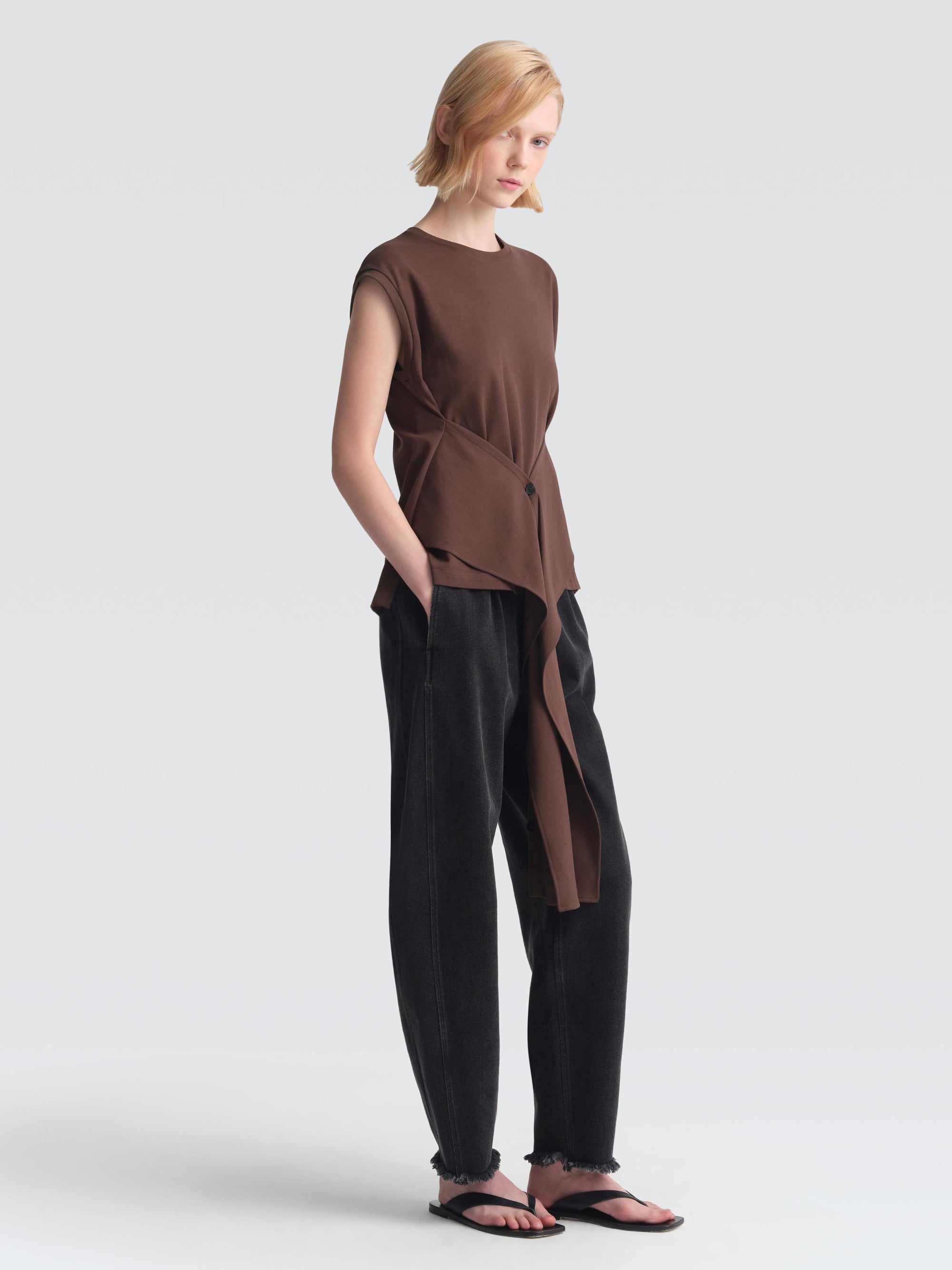 Cotton Pique Paskin Top