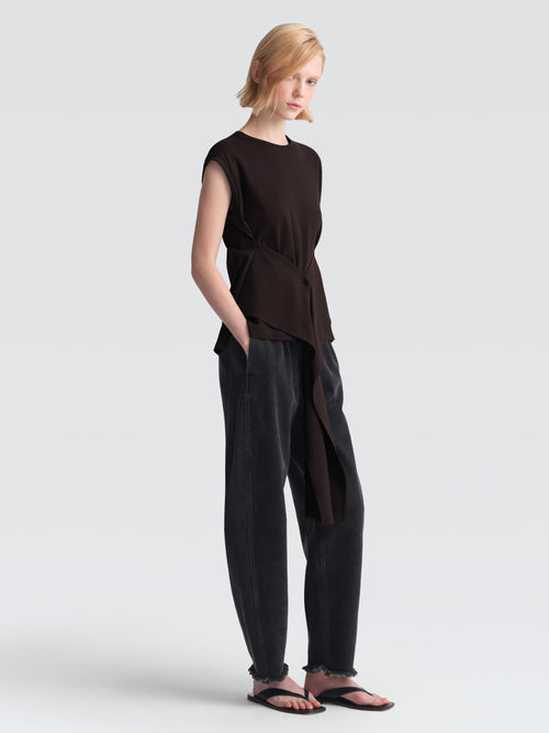 Cotton Pique Paskin Top