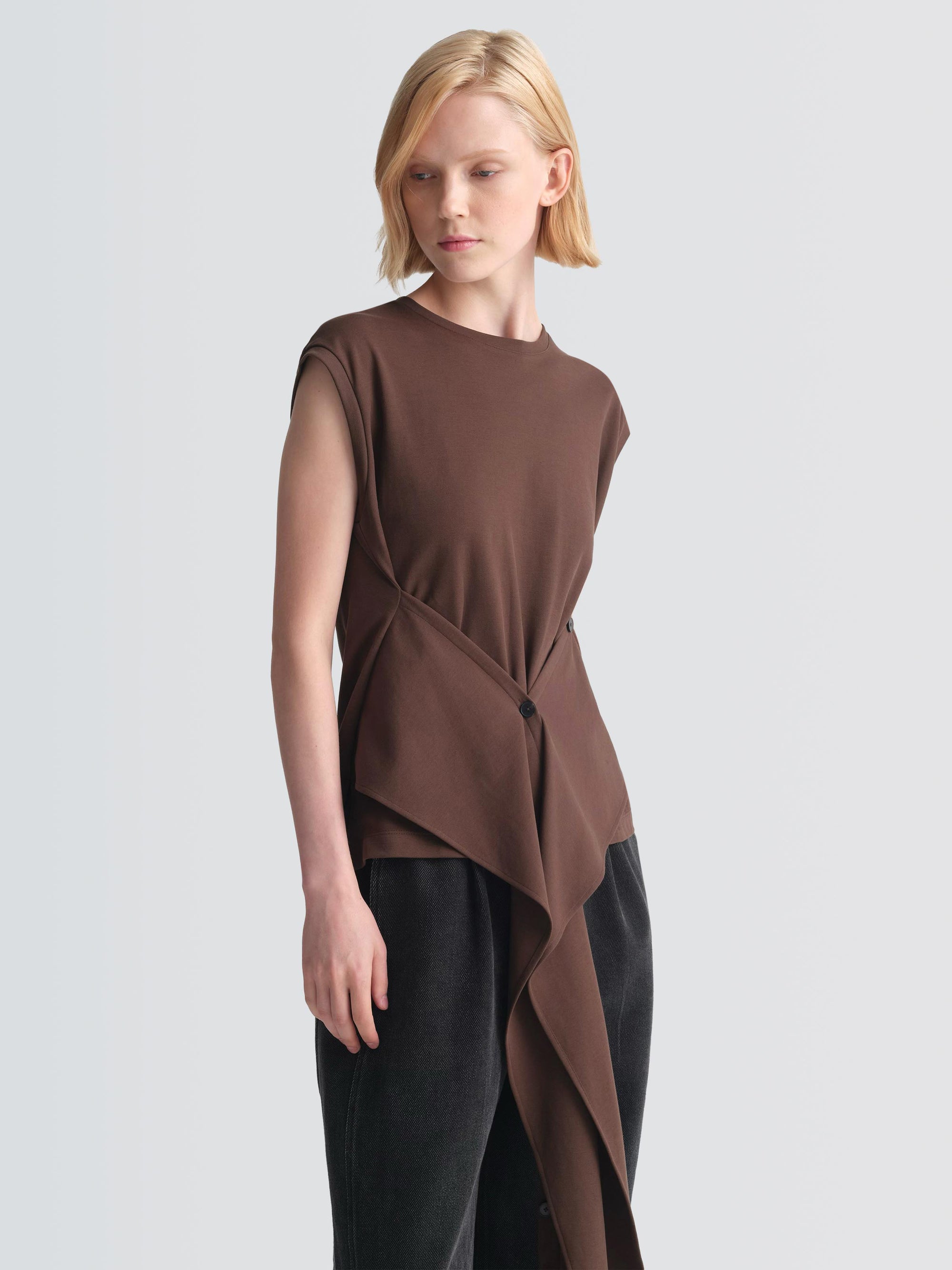 Cotton Pique Paskin Top