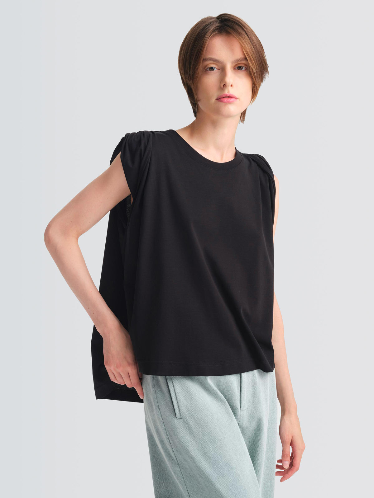 Cotton Jersey Rye Top