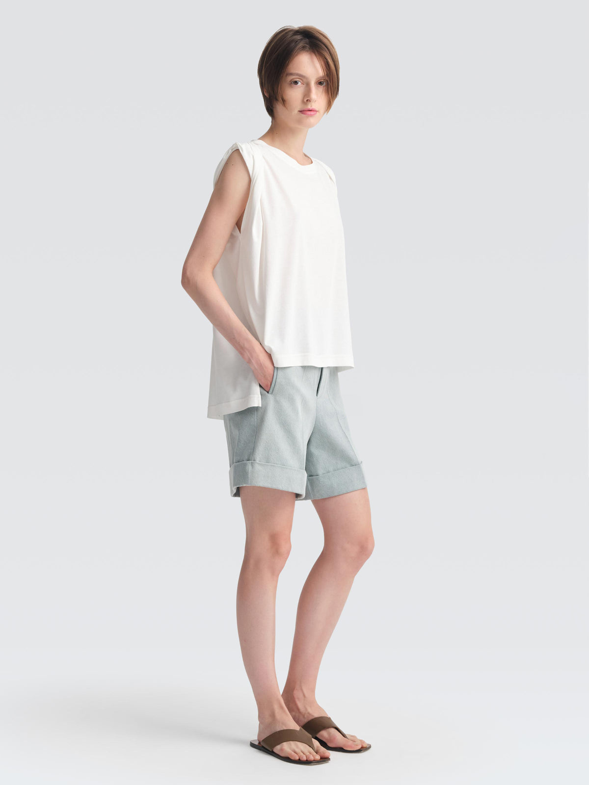 Cotton Jersey Rye Top