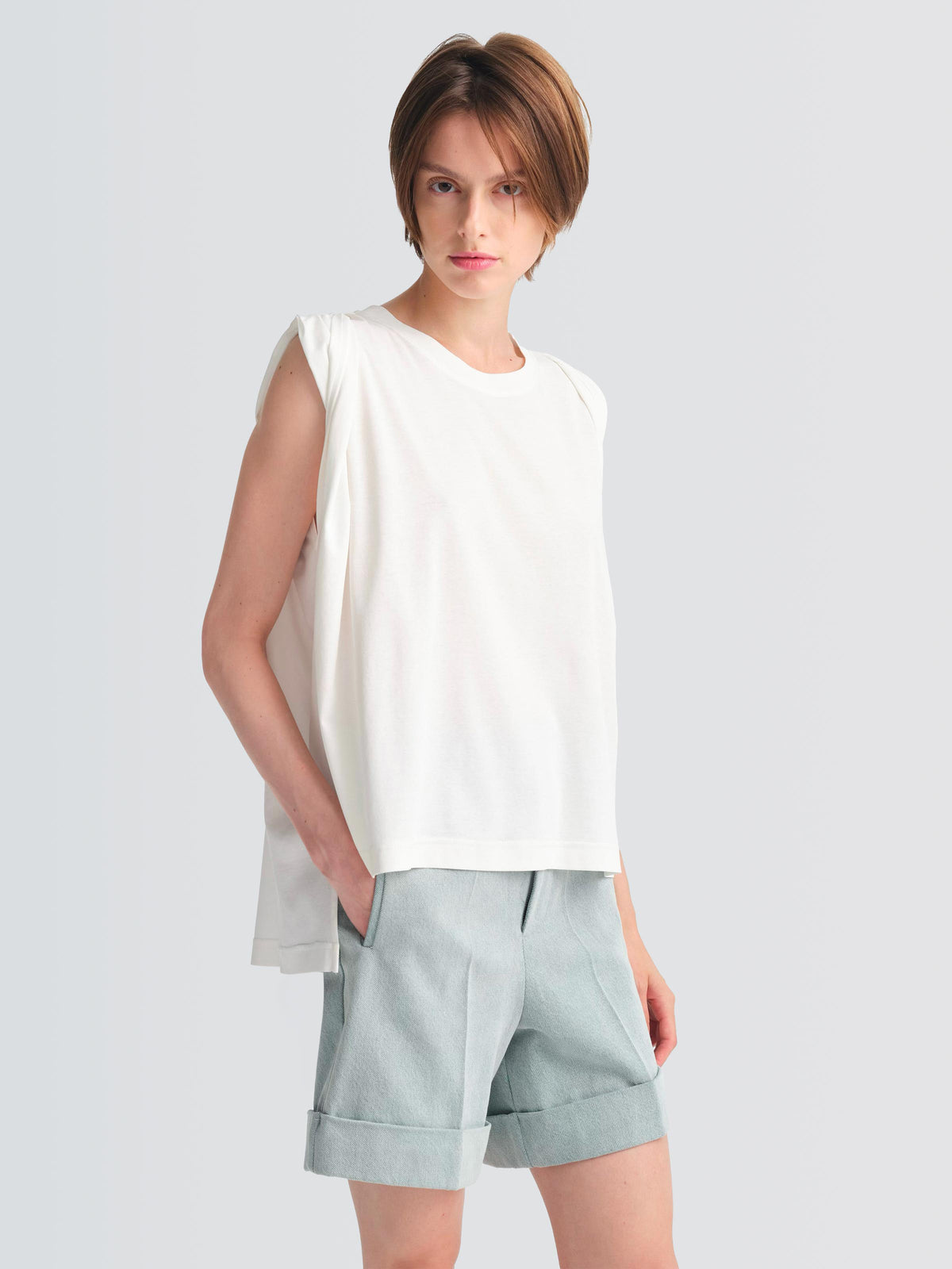 Cotton Jersey Rye Top