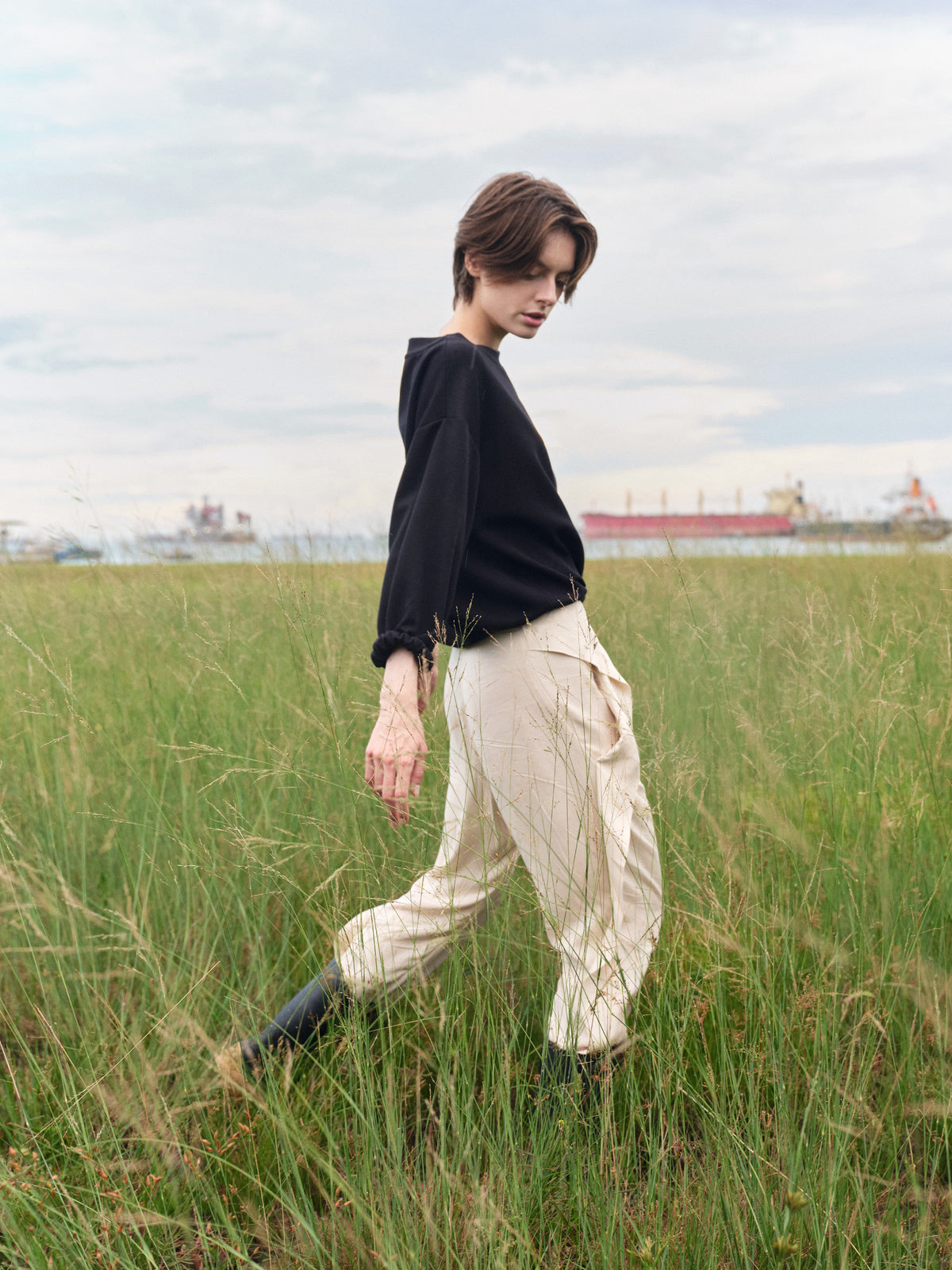 Cotton Jersey Earl Top