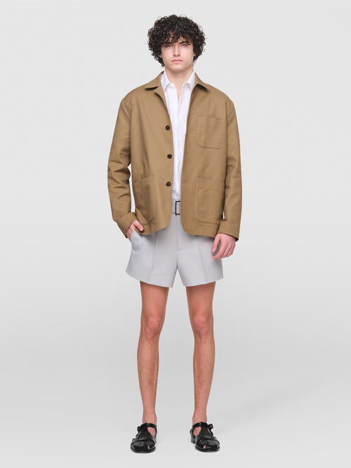 Bonded Cotton Brad Jacket