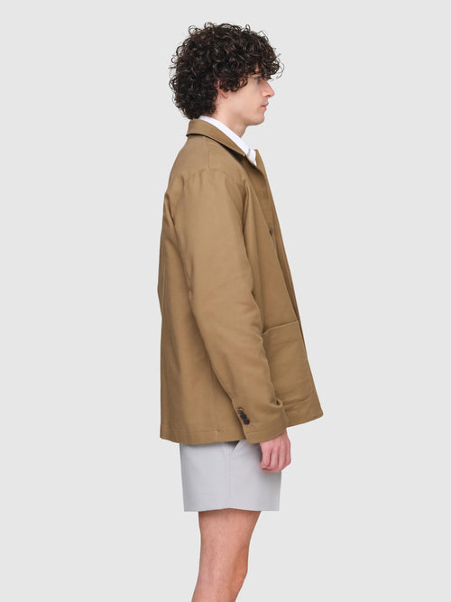 Bonded Cotton Brad Jacket