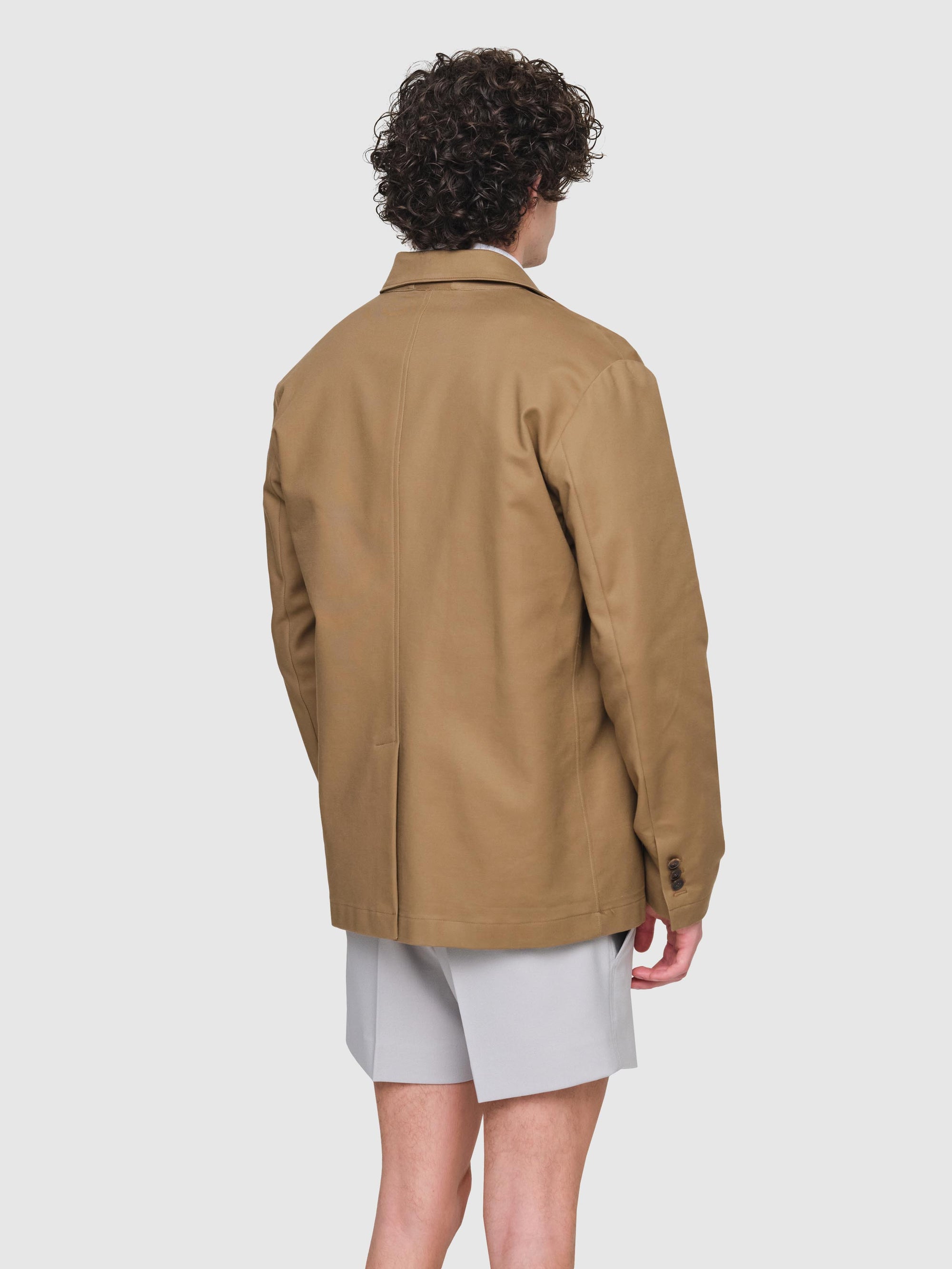 Bonded Cotton Brad Jacket