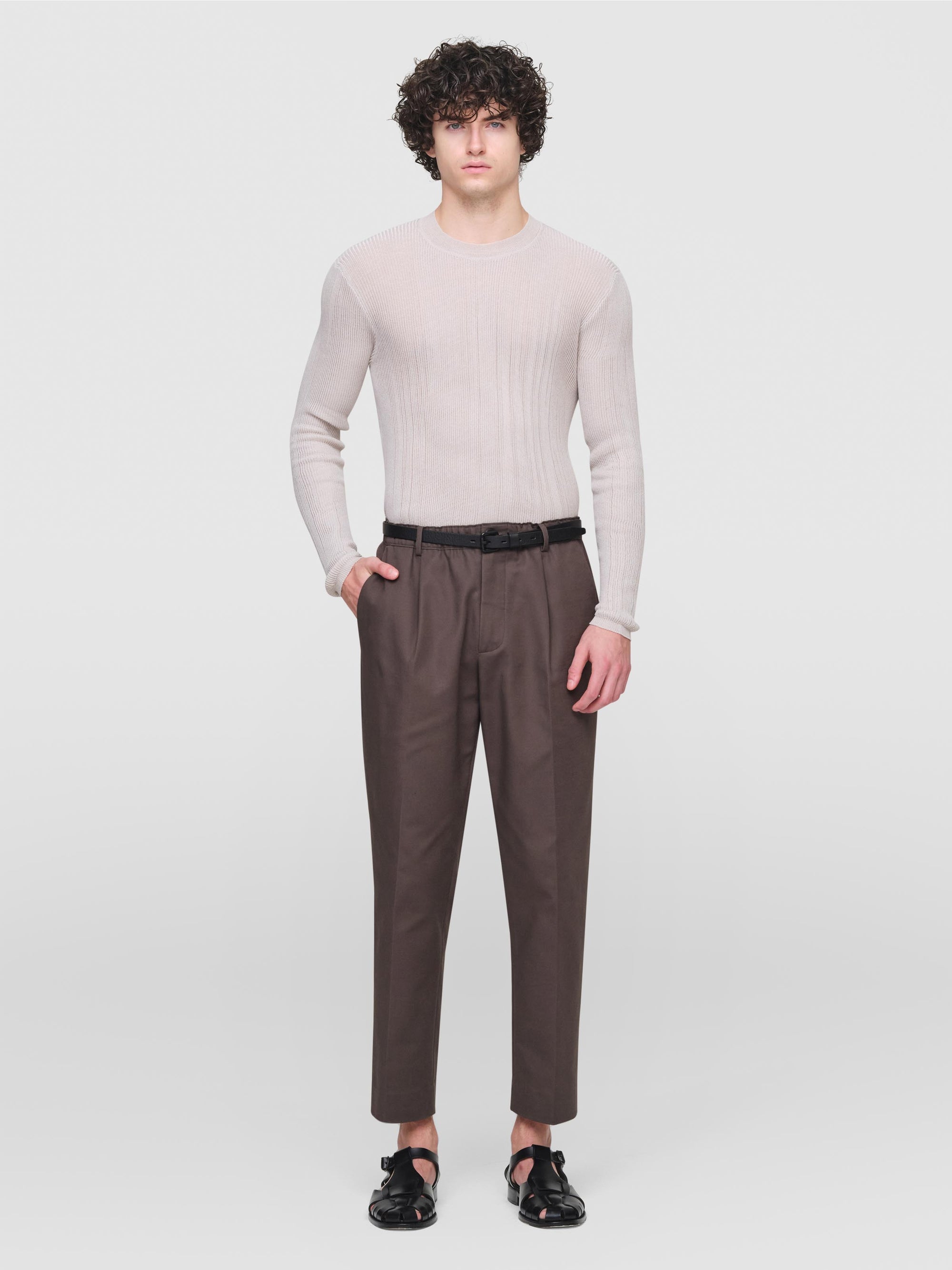 Bonded Cotton Brody Pants