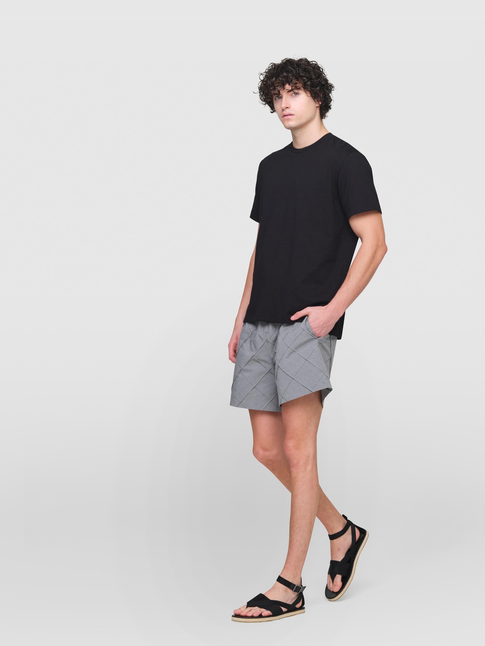 Cotton Silk Poplin Kroner Shorts