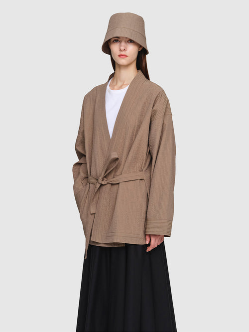 Corrugated Cotton Issey Jacket