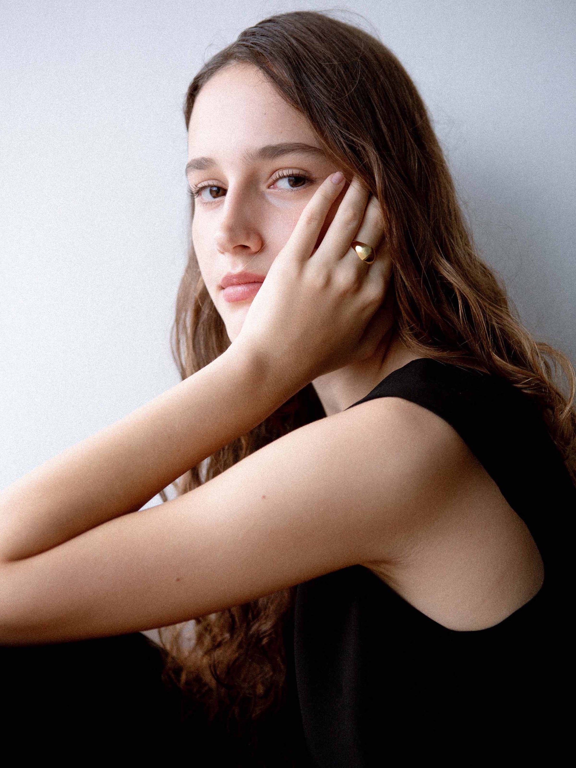 DOE Heart Signet Ring