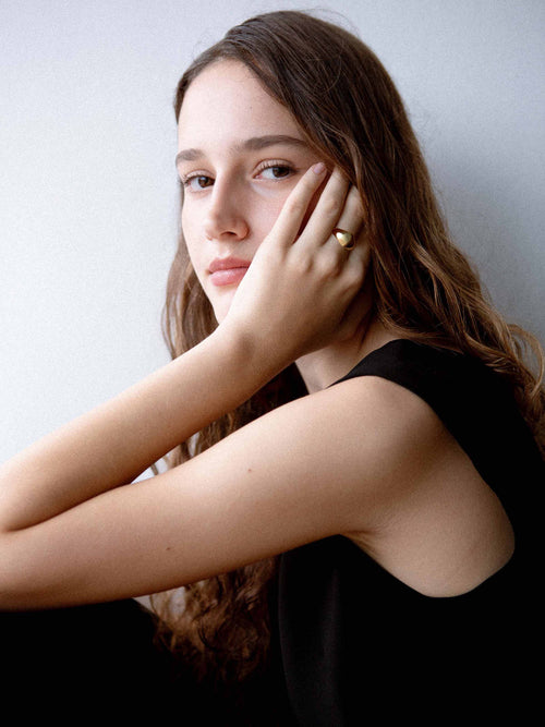 DOE Heart Signet Ring