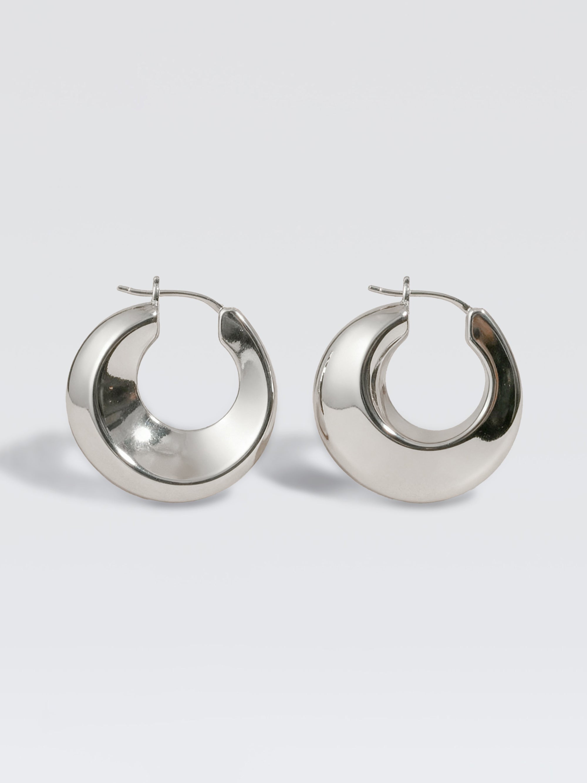 DOE Crescent Hoops Earring