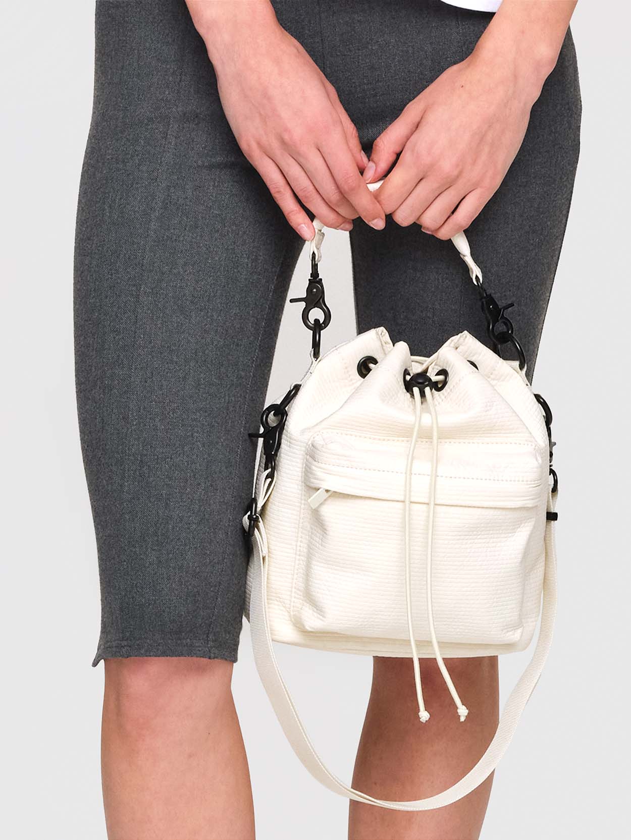 Cotton Parachute Crossbody Bag