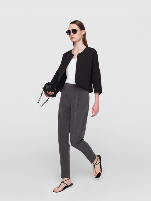Stretch Suiting Cora Crop Pants