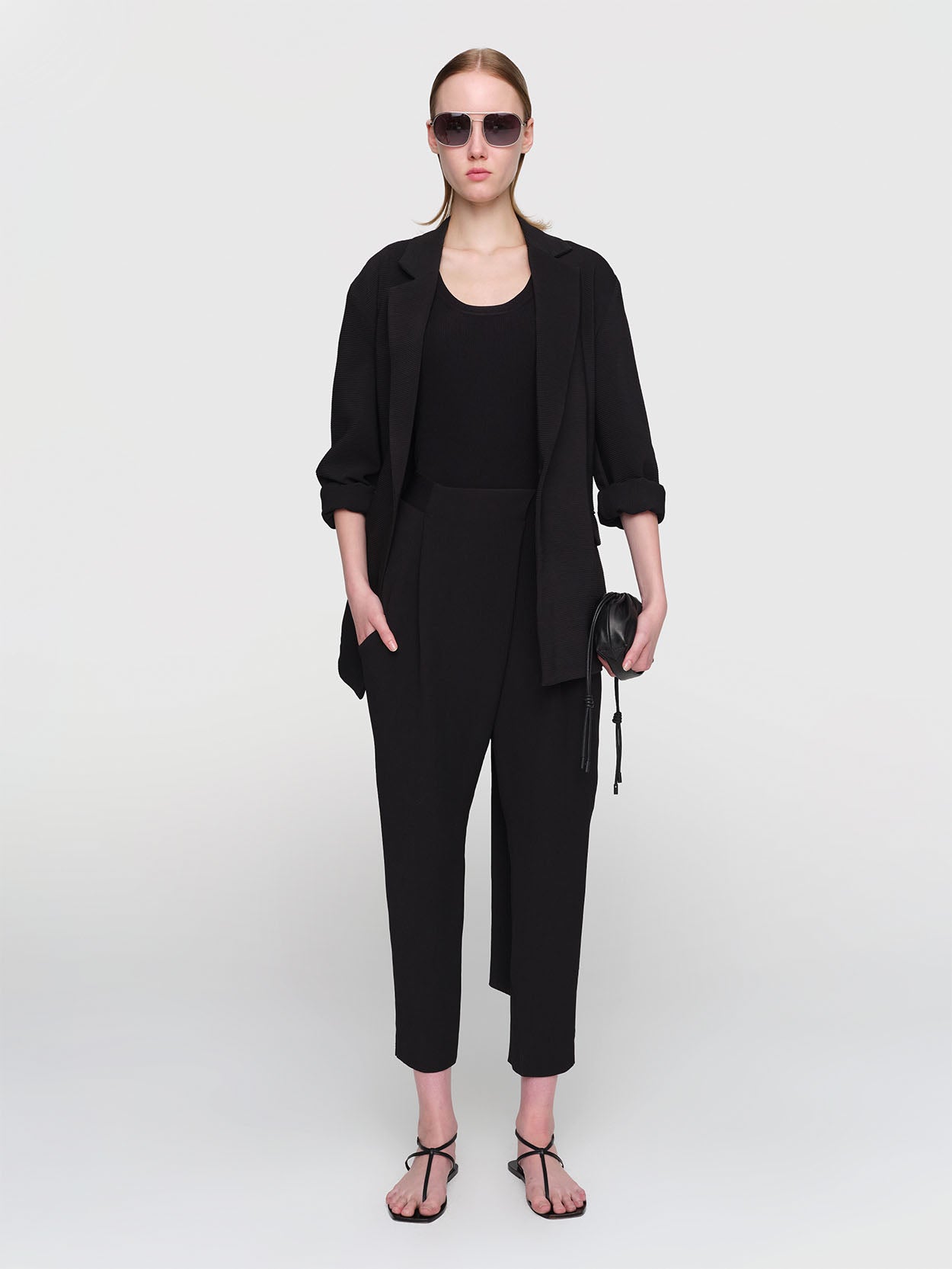 Summer Suiting Ellen Crop Pants