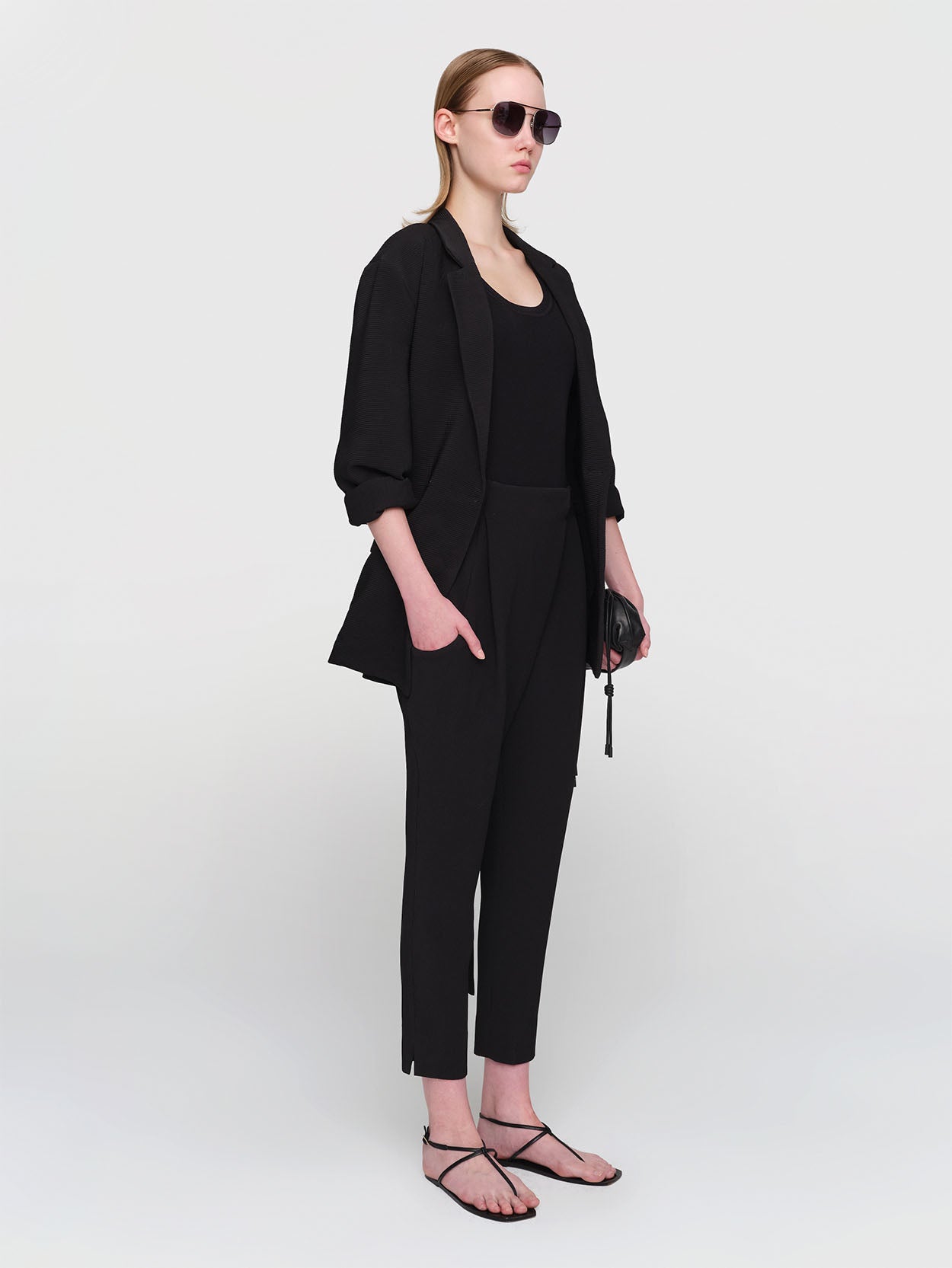 Summer Suiting Ellen Crop Pants